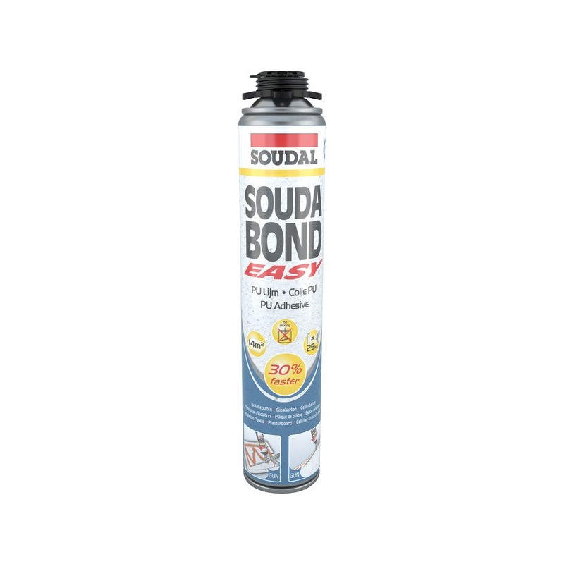Mousse-colle pistolable soudabond easy - matériaux friables pistolable non polyuréthane interieur, e