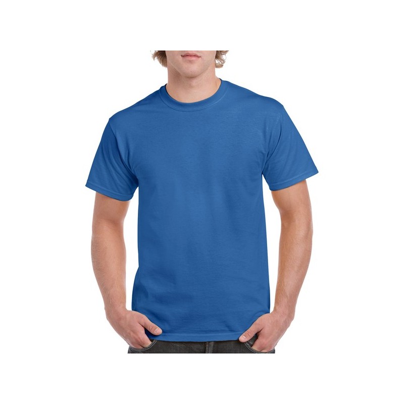 Tee-shirts manches courtes 180 g t-shirt col rond heavyweight 180 g/m² bleu txl xl 100 - 200 g coton