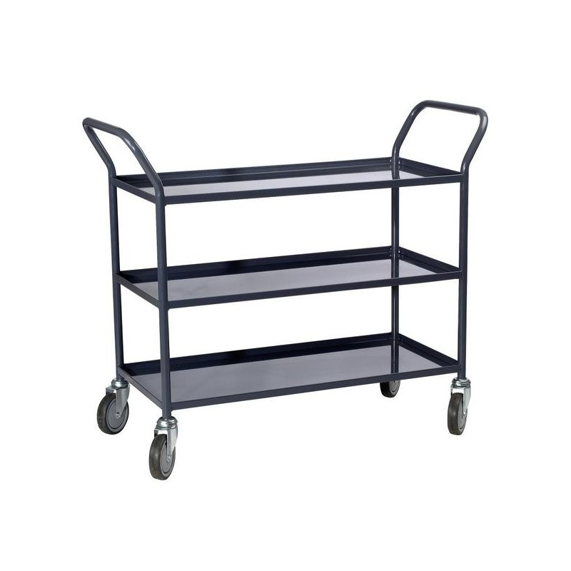 Servante polyvalente à plateaux tôle 200 kg servante 3 plateaux tôle - 200 kg 935 mm 435 mm 1 pièce(