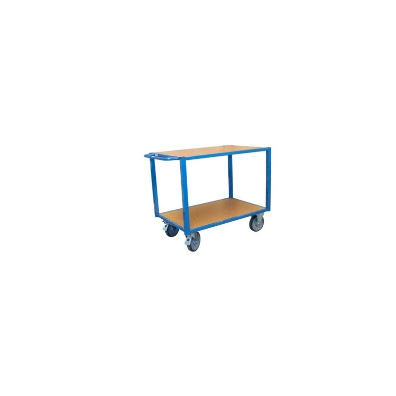 Servante d'atelier à plateaux bois 500 kg servante d'atelier 2 plateaux bois 500 kg 1 pièce(s) - fim