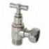 Robinet WC équerre presse étoupe MF12x17 nickelé
