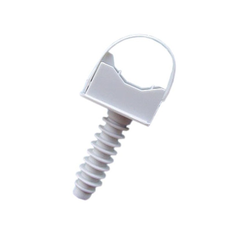 Fixations pour tube irl fixations + chevilles ø 20 mm 1 sachet(s) de 10 pièce(s) - debflex