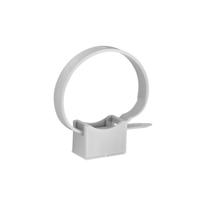 Fixations pour tube irl 1 sachet(s) de 25 pièce(s) colliers + embases gris ø 16-32 mm - debflex