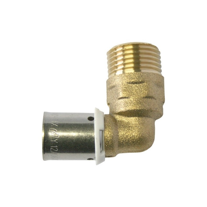 Coudes mâles à sertir  per coude mâle à sertir f15x21 per 13x16 1 pièce(s) 13x16 mm - somatherm for you