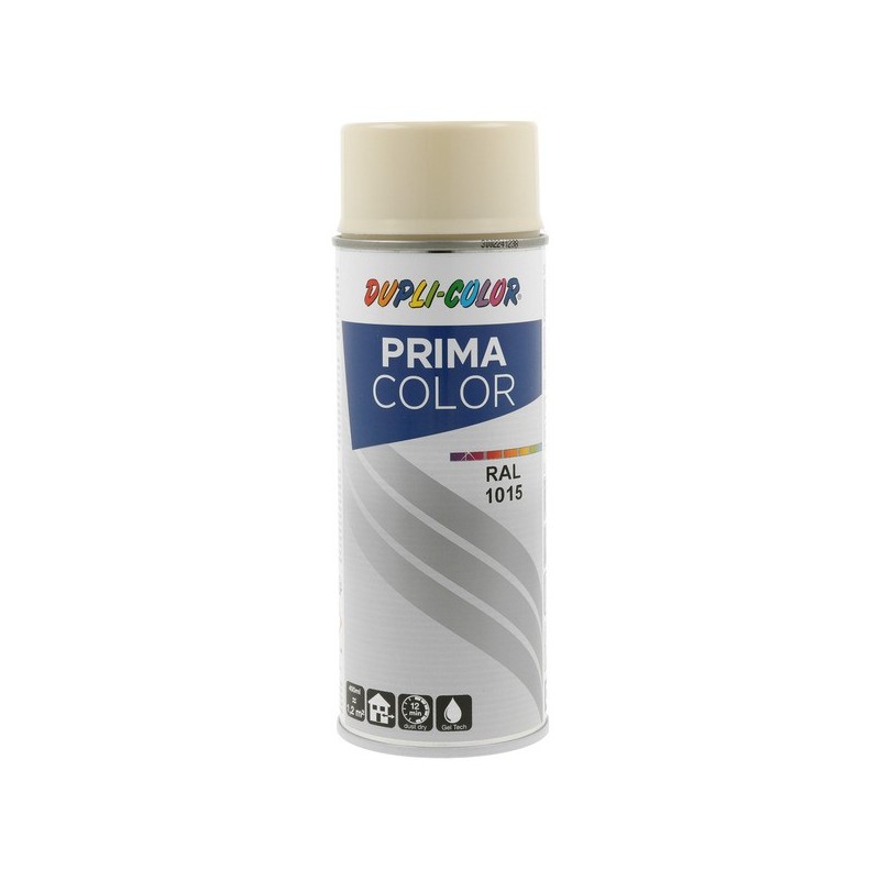 Peinture prima aérosol prima ral 1015 ivroire supports neufs ou sains courante brosse/rouleau acrylique eau 1 heure(s) 2 m²/l 2 2 heure(s) 400 ml inté