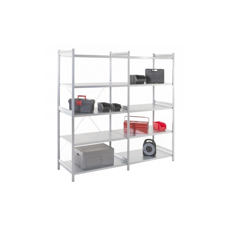 Rayonnage léger epsilon 1 kit(s) rayonnage epsilon 2000 x 1000 x 500mm échelles ouv. suivant - manor