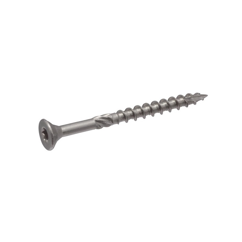 Vis terrasse bois tendre - inox a4 inox a4 50 mm tête fraisée (tf) torx (x) 5 mm bois bardage, terra