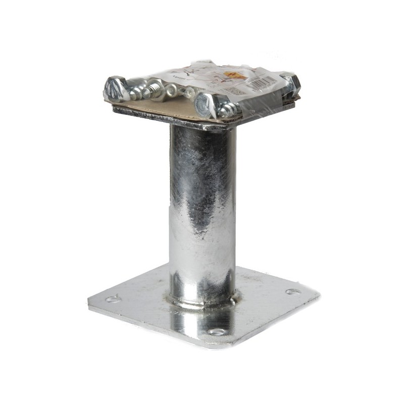 Kits pied de poteau fixe avec fixations kit pied de poteau fixe ht150 et fixations bois/béton 1 kit(