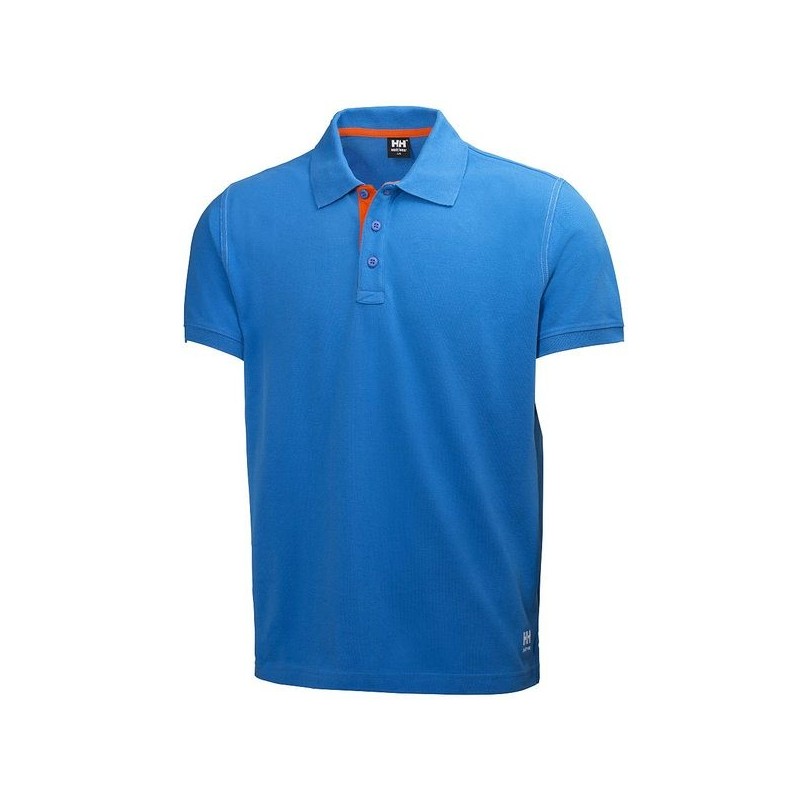 Polos oxford polo oxford manches courtes bleu tl l 100 - 200 g coton polo 0 bleu 1 pièce(s) - helly 