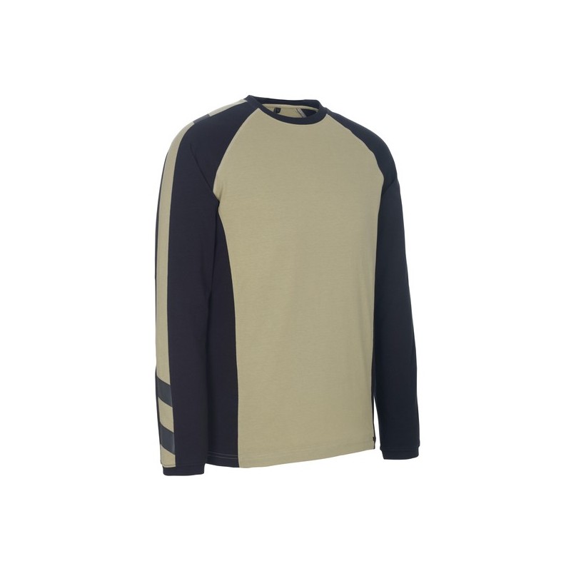 Tee-shirt manches longues bielefeld tee-shirt manches longues bielefeld sable/noir tl l 100 - 200 g