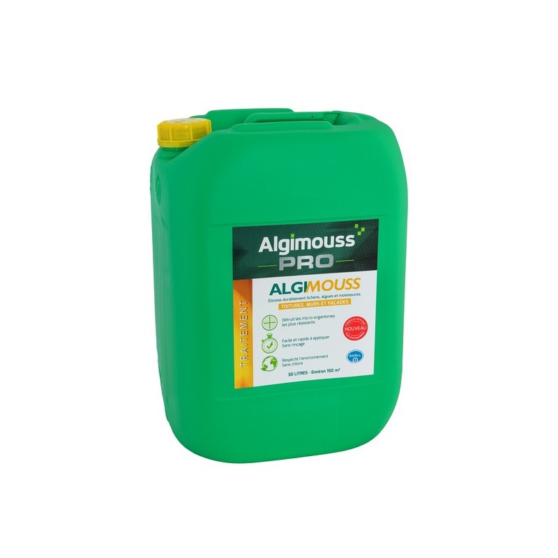 Traitement algimouss anti-mousse algimouss 1 bidon(s) de 30 litre(s) extérieur anti-mousse - algimouss