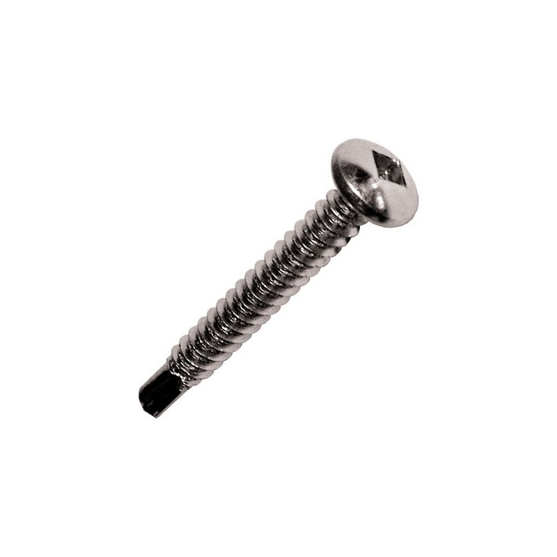 Vis autoperceuse tête cylindrique à empreinte carrée - menuiserie aluminium 3,9 mm tête cylindrique (c) 25 mm assemblage metallique carrée acier, alum