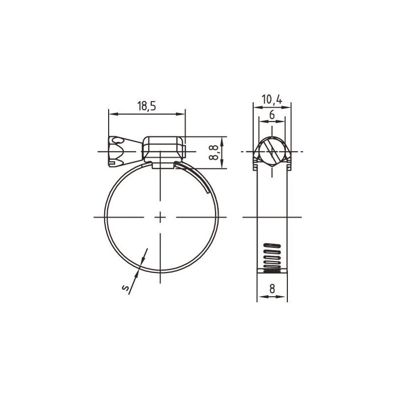 Collier Serflex Ø 25-150 mm