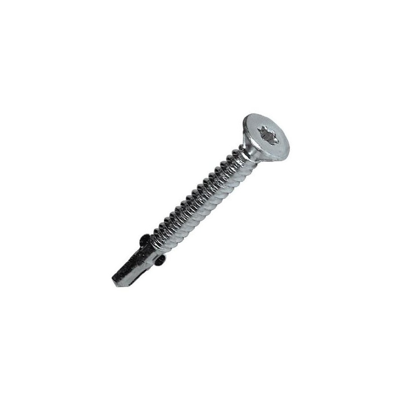 Vis autoperceuse pour bois sur métal - tête fraisée à empreinte torx tête fraisée (tf) torx (x) 80 m