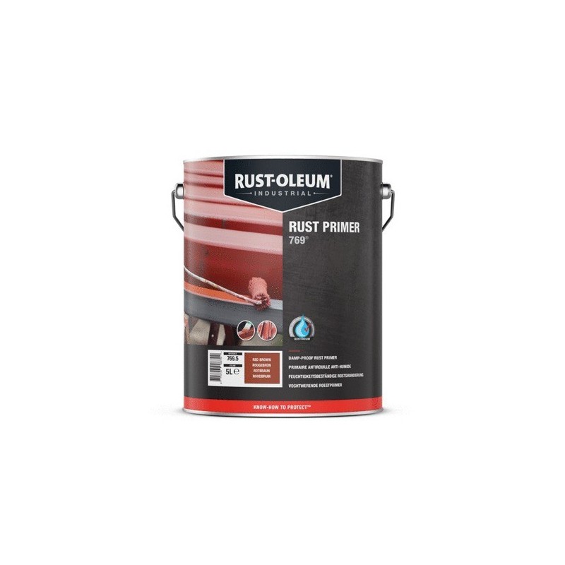 Primaire antirouille 769 acier rouillé et humide primaire antirouille anti-humide 769 ral7035 gris c