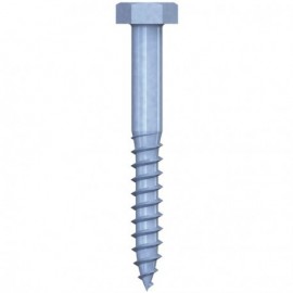 Tirefond - Acier zingué