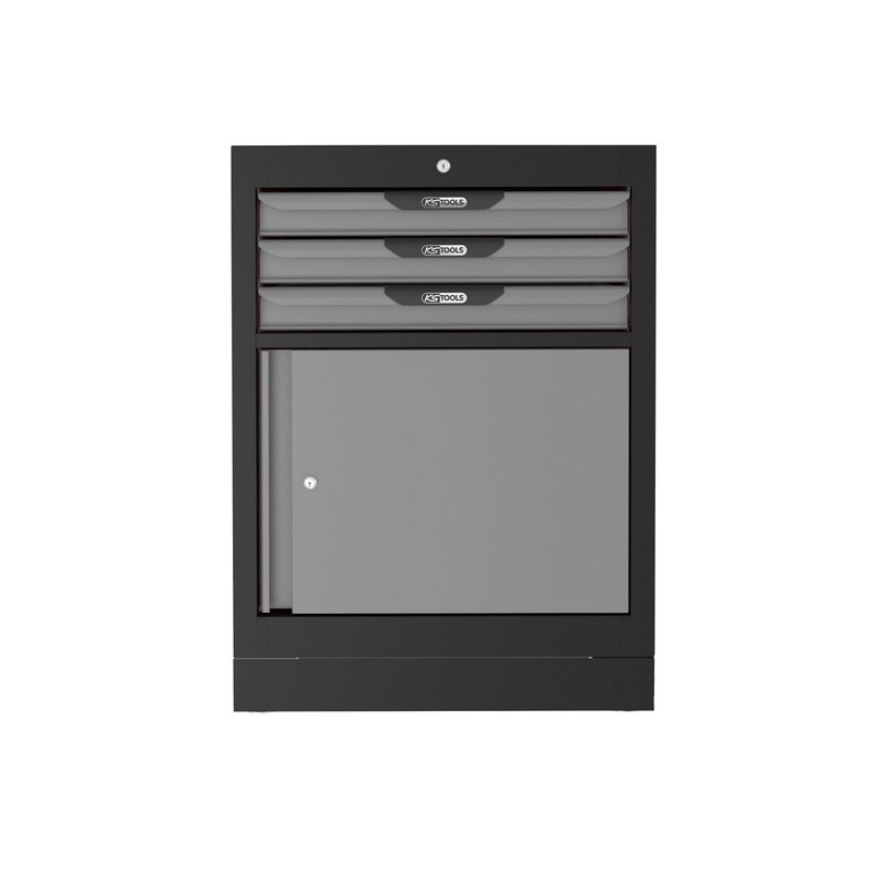 Blocs tiroirs bloc 3 tiroirs + porte 34 1 pièce(s) - ks tools