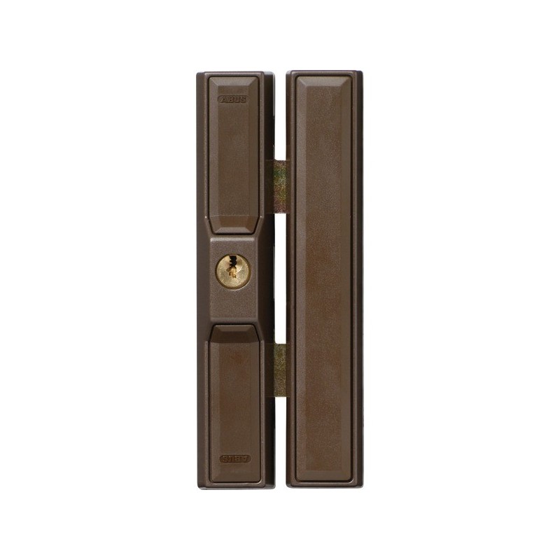 Verrous de fenêtre à deux pênes en acier verrou de fenêtre à double condamnation brun 1 pièce(s) - a