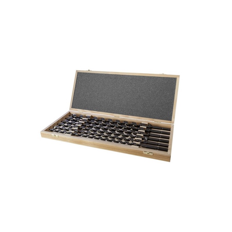 Coffret de mèches ecolite coffret de 6 mèches ecolite ø 12 à 22 lt 460 mm bois cylindrique 1 coffret