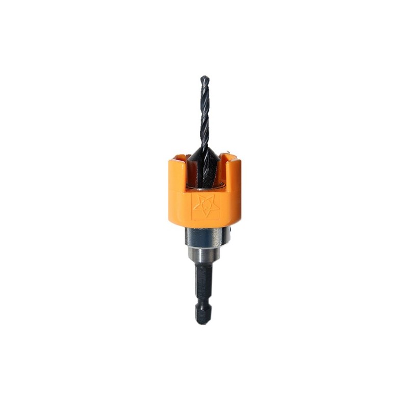 Foret et fraise pour lames de terrasse bois hexagonal 85 mm 3.2 mm foret et fraise pour lames de ter