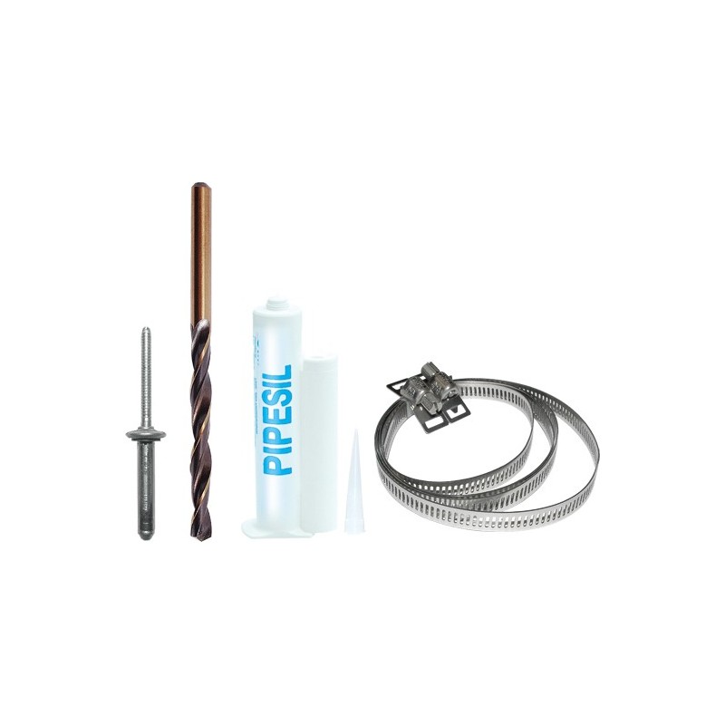 Kit de fixation pipeco n°1 à 4 / fibres-ciment kit de fixation pipeco n°1 à 4 / fibres-ciment 1 kit(