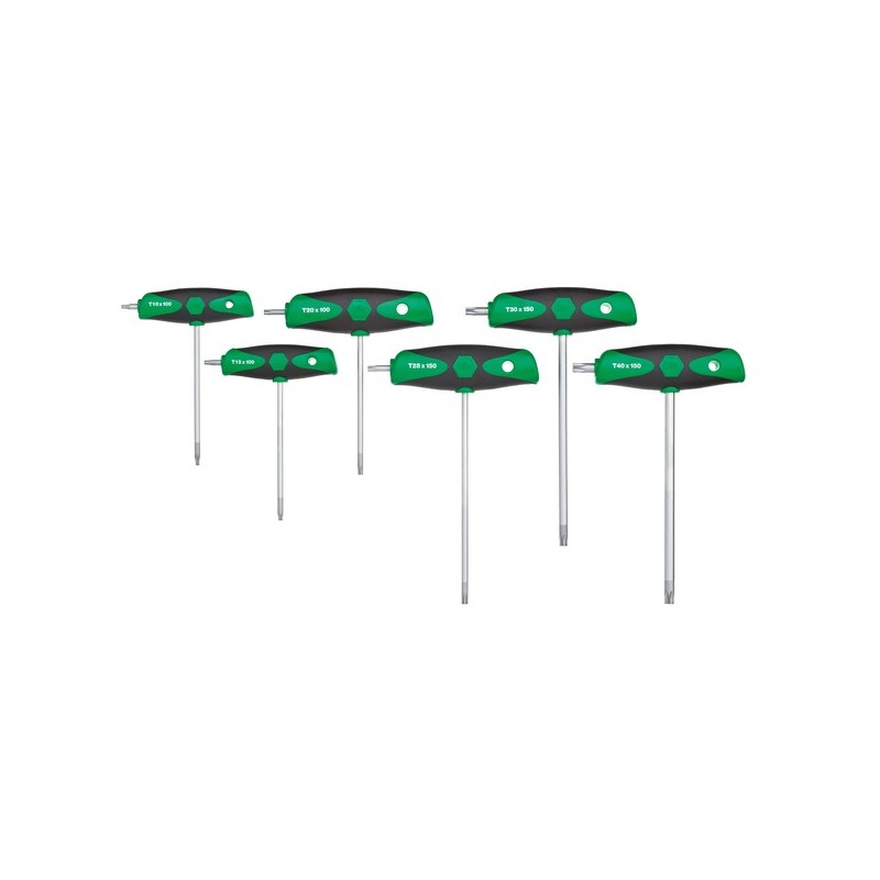 Jeu de clés mâles en t torx® comfortgrip® jeu de clés mâles en t torx® comfortgrip® 1 jeu(x) de 6 pi