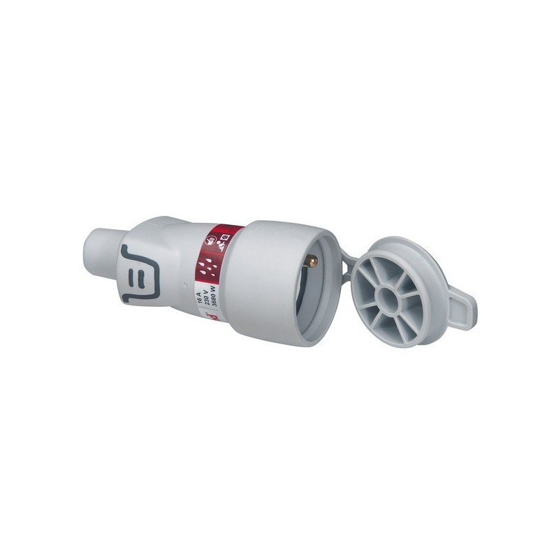 Fiches et prolongateur plexo étanche ip44 fiche femelle plexo avec volet de protection 1 pièce(s) - 