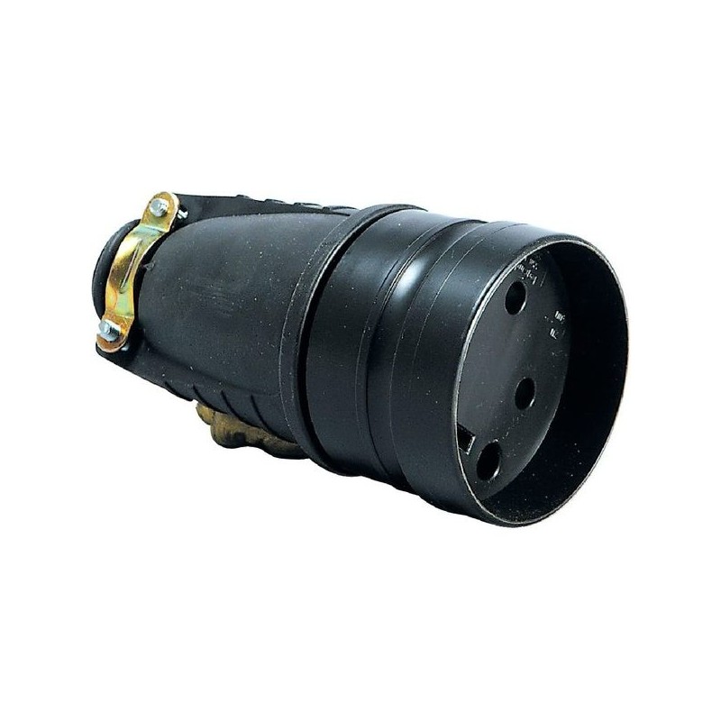 Fiche et prolongateur 3p+t 20 a prolongateur caoutchouc 3p+t à sortie droite 1 pièce(s) - legrand sn