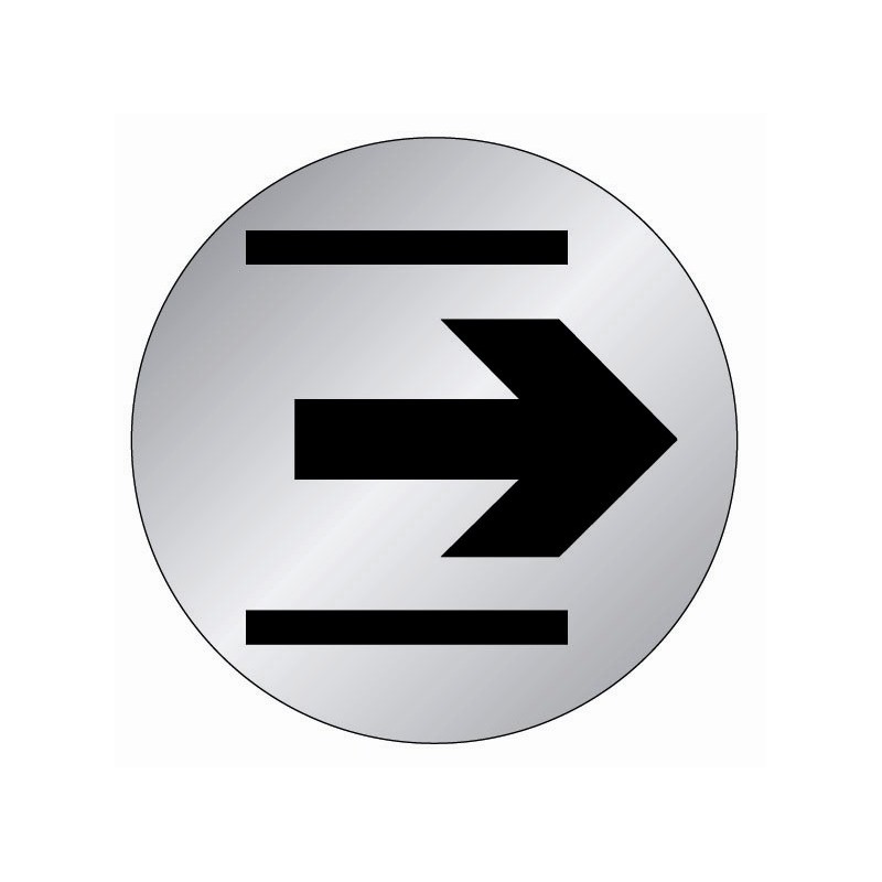 Plaques rondes aluminium plaque ronde alu - sortie (flèche) 1 pièce(s) - novap