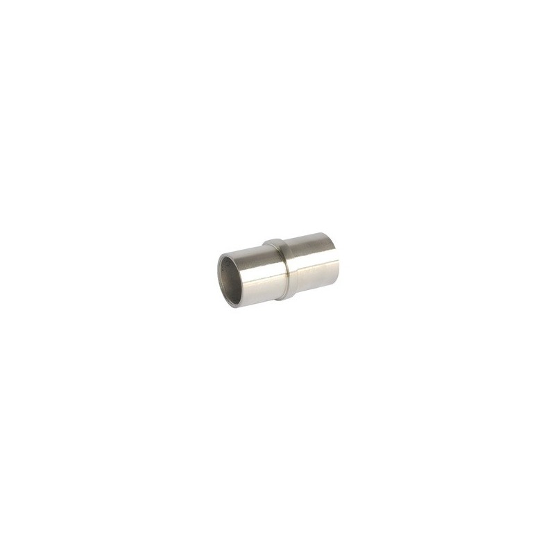 Accessoires pour gardes-corps raccord manchon lisse droit inox satiné d. 12 mm 1 pièce(s) - duval
