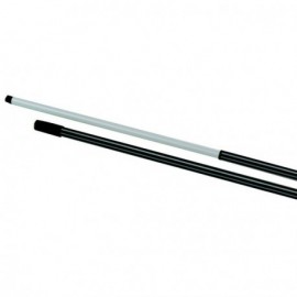 Manche télescopique acier laqué