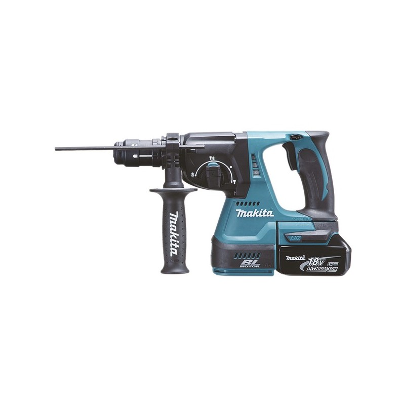 Perforateur sds-plus dhr 243 rtj 18v 5ah sds + 8 et ? 16 m/s² 2 18 v 5 ah batterie 3.4 kg moteur san