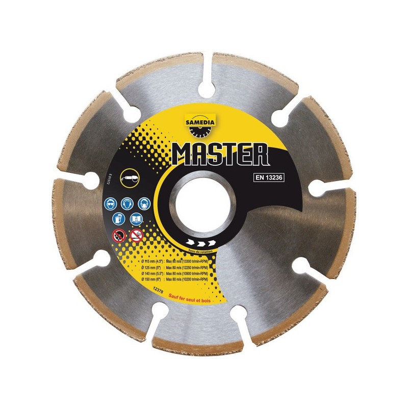 Disque shoxx bois multi ø125 125 mm bois, plastique disque shoxx bois multi ø125 1 pièce(s) 1 mm - s