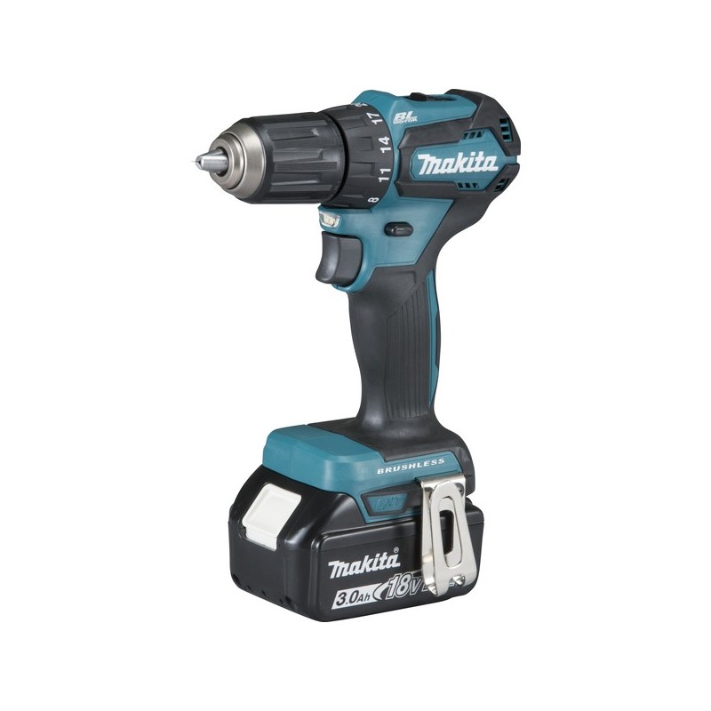 Perceuse-visseuse ddf483rfj 18 v 3 ah 2 18 v batterie 13 mm moteur sans charbon 1.6 kg 1700 trs/min 