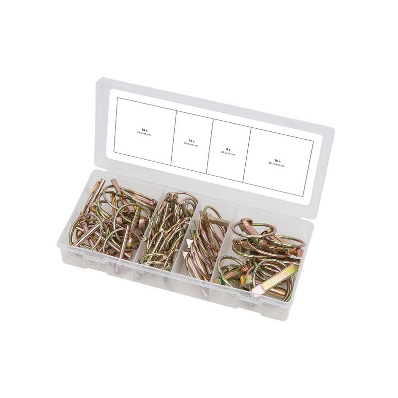 Coffret de goupilles clips coffret de goupilles clips 1 coffret(s) de 50 pièce(s) - ks tools