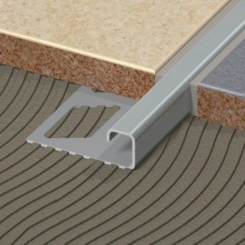 Arrêt droit inox plié brillant 10 x 31 mm