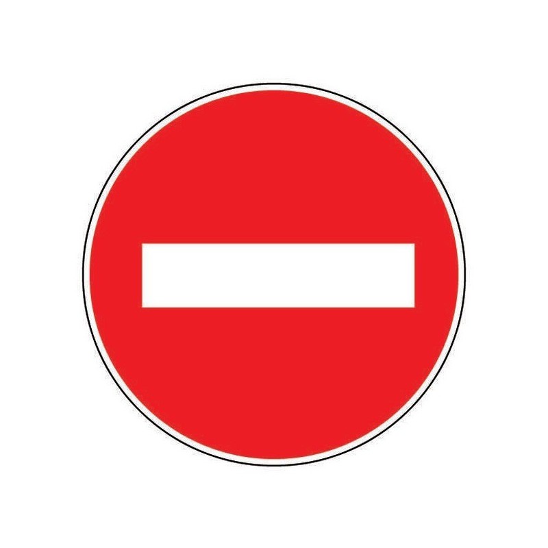 Disques d'interdiction disque ø300 mm - sens interdit 1 pièce(s) - novap