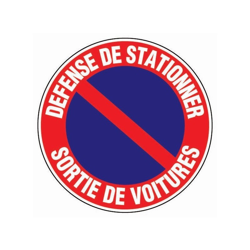 Disques d'interdiction disque ø300 mm - défense de stationner sortie voitures 1 pièce(s) - novap