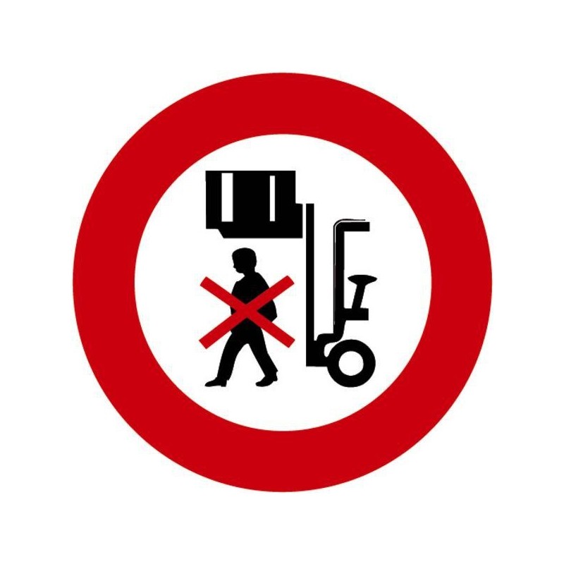 Disques d'interdiction disque ø300 mm - interdit de passer sous la charge 1 paquet(s) de 5 pièce(s)