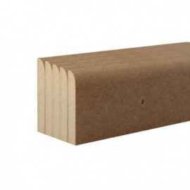 Lots de plinthes MDF brut réversibles
