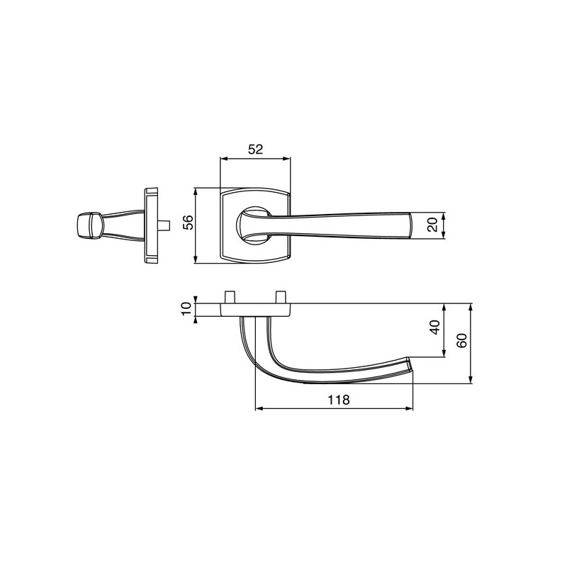 Ensembles poignées muze ensemble/ros muze 4075/6425 diamant noir chp_bequille_____19867__.jpg 0 mm 1