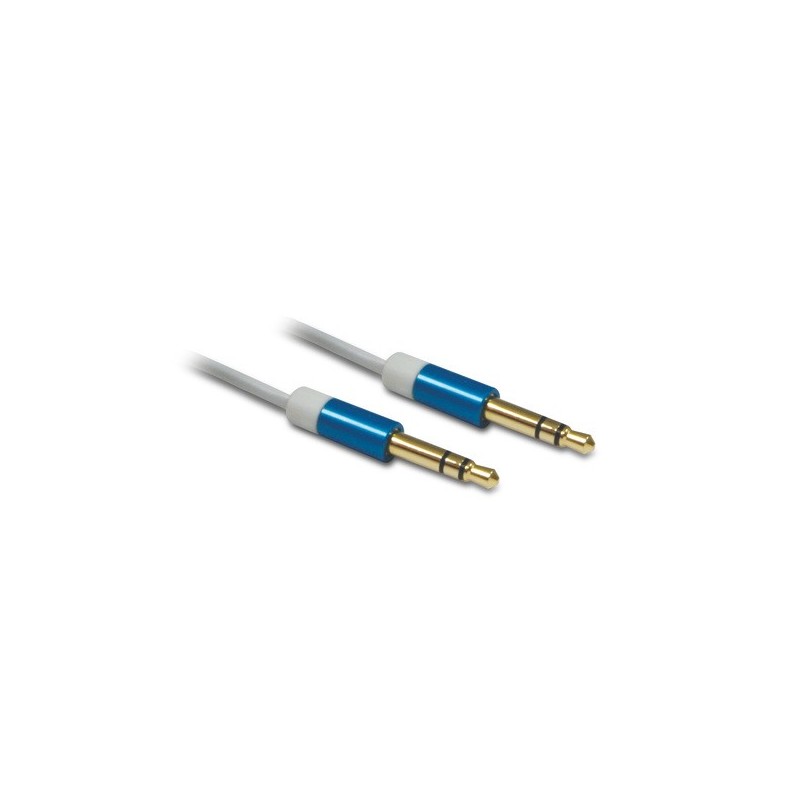 Cordons audio jack cordon audio jack 3.5 mm mâle/mâle 1.20 m 1 pièce(s) - metronic