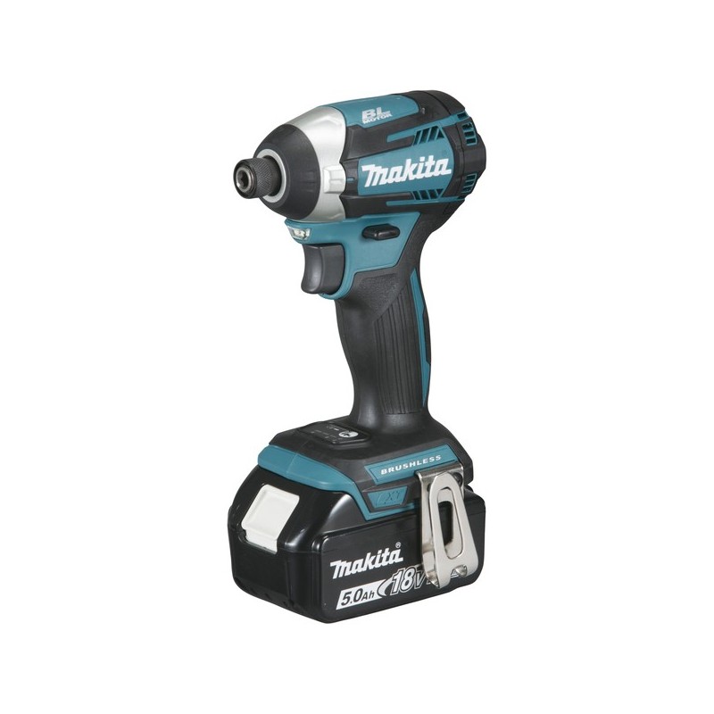 Visseuse à chocs dtd154rtj 18v 5ah 175 nm hexagonal 1/4 1.5 kg 2 18 v 5 ah batterie moteur sans char