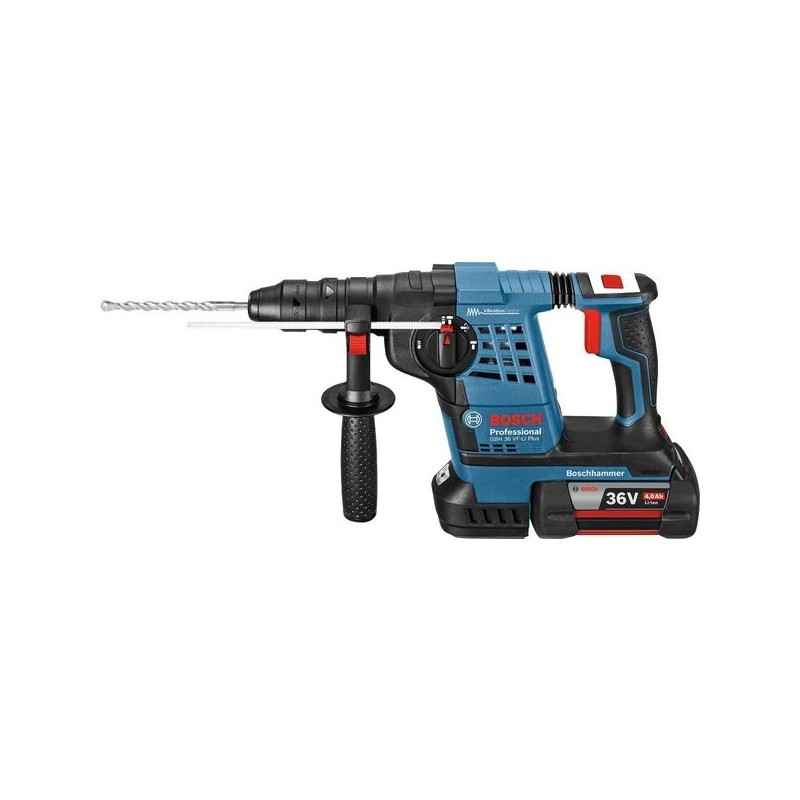 Perforateur sds-plus gbh 36 v-li 4ah sds + 8 et ? 16 m/s² 28 mm 2 batterie 4.5 kg moteur sans charbo