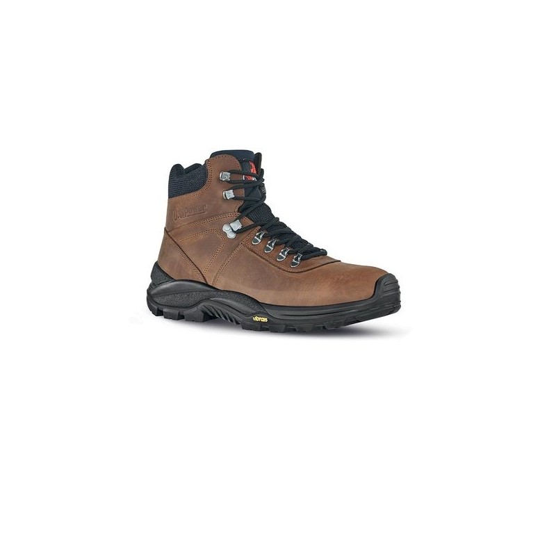 Chaussures de sécurité hautes trail chaussures de sécurité hautes trail marron t42 textile cuir 42 composite haut pu/nitrile 1 paire(s) ci - isolation