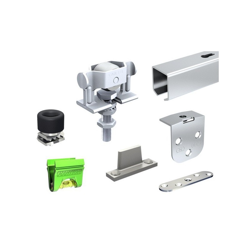 Ensembles cadette ensemble système coulissant cadette rail aluminium 1.85m 1 kit(s) - mantion sas