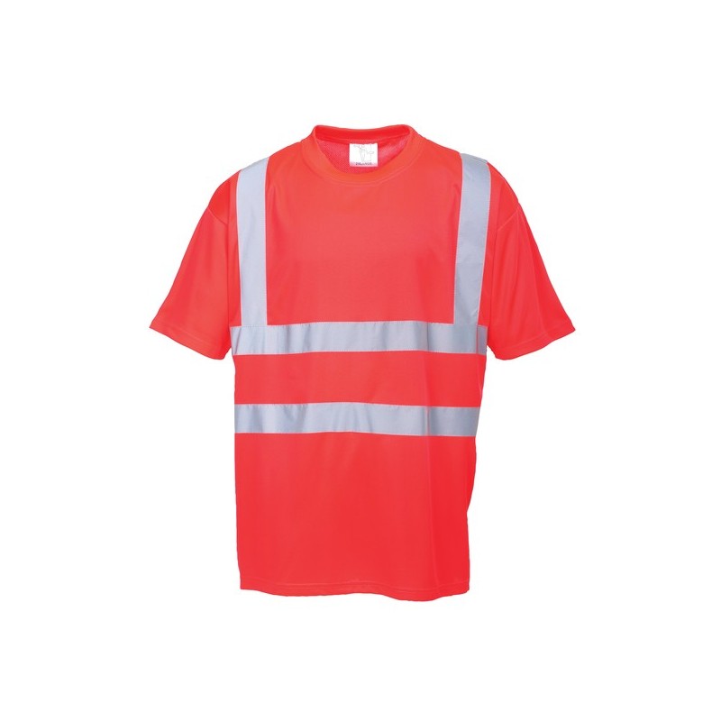 Tee-shirts manches courtes tee-shirt manches courtes rouge ts s 100 - 200 g polyester t-shirt 0 roug