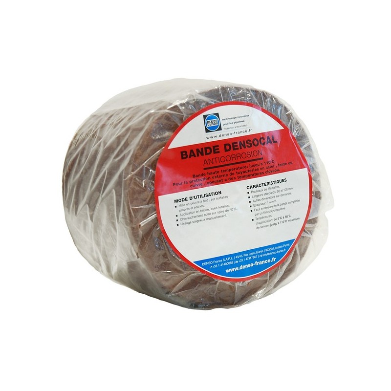 Bande densocal 10m x 100mm marron 100 mm 10.00 m bande densocal 10m x 100mm 1 rouleau(x) - geb sas
