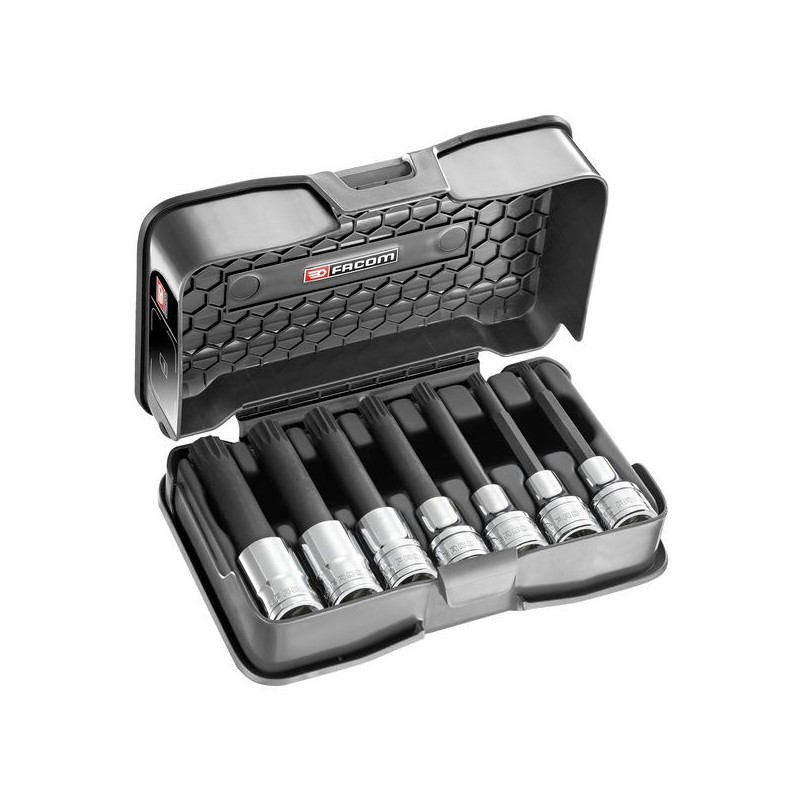 Jeu de 7 douilles longues xzn jeu de 7 douilles longues xzn 1 jeu(x) de 7 pièce(s) - facom