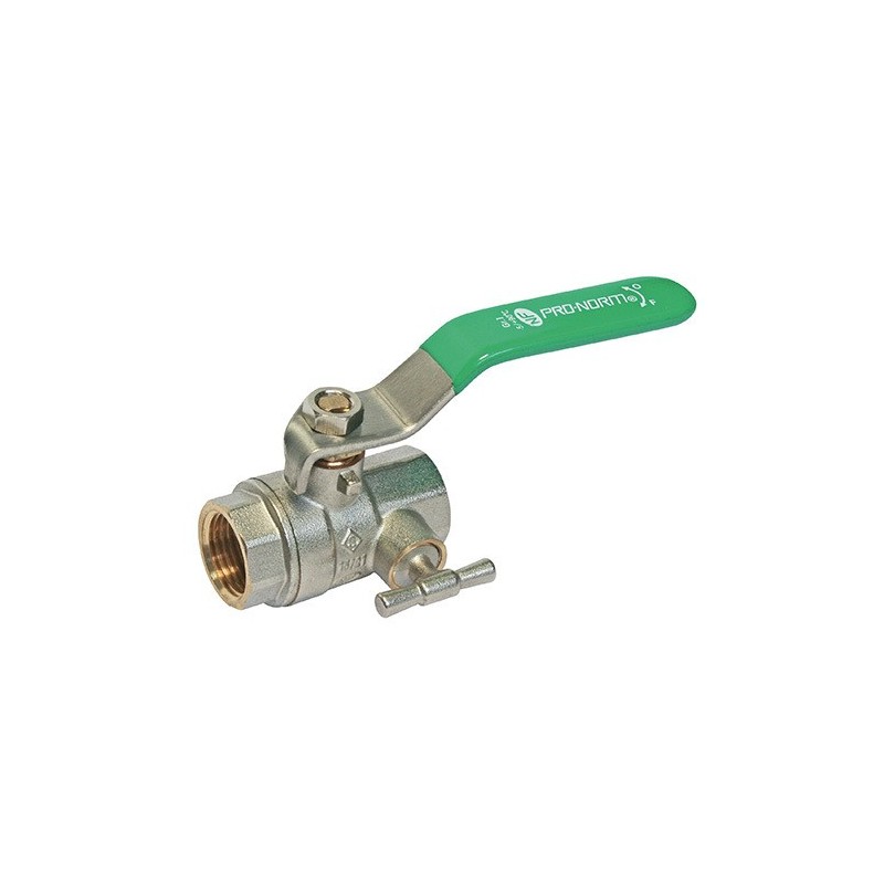 Vannes à sphère nf vanne à sphère à purge nf ff26x34 manette plate 1 pièce(s) - ayor